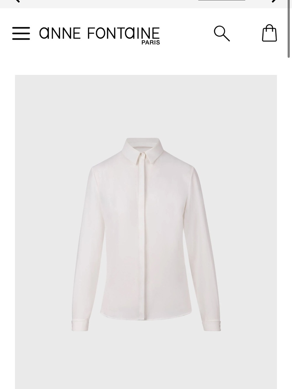 ANNE FONTAINE SAGANE BLOUSE